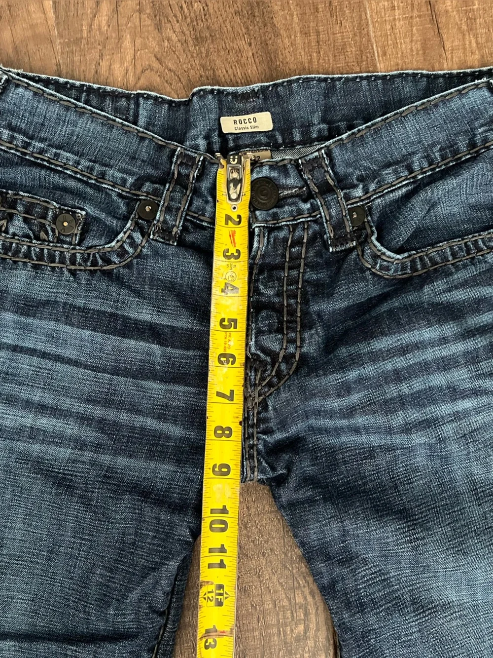 True Religion Rocco Super T Dark Midnight Jeans